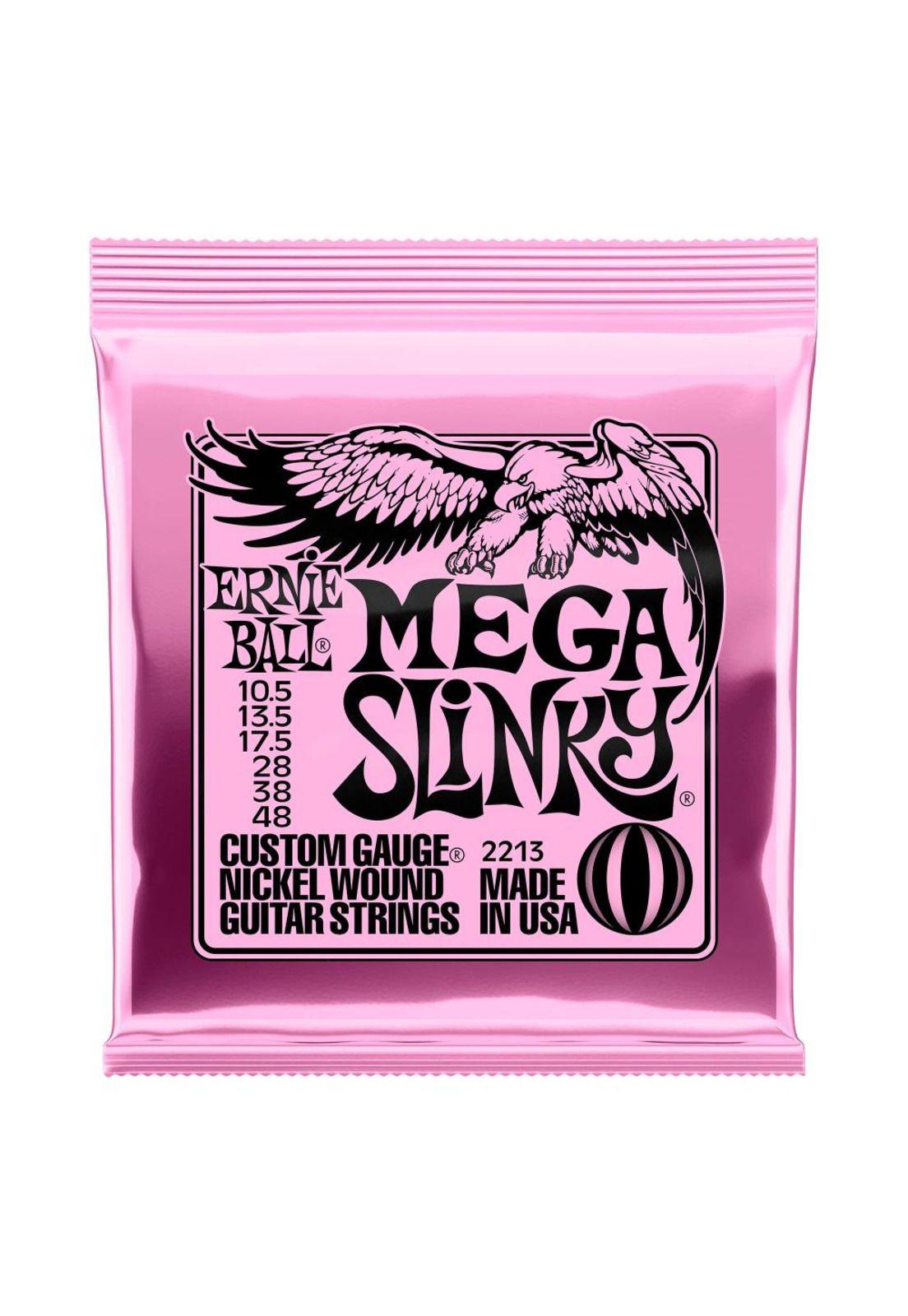 P02213 MEGA SLINKY CUERDAS GUITARRA ELECTRICA 10.5-48 ERNIE BALL-0