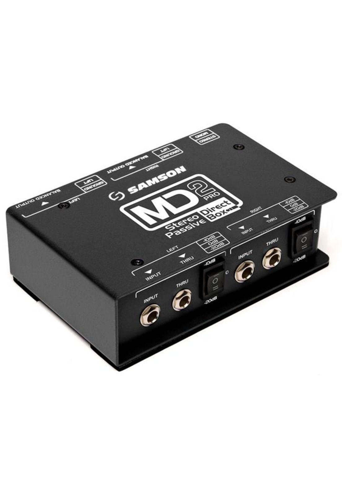 Caja directa pasiva estéreo Samson MD2PRO-0