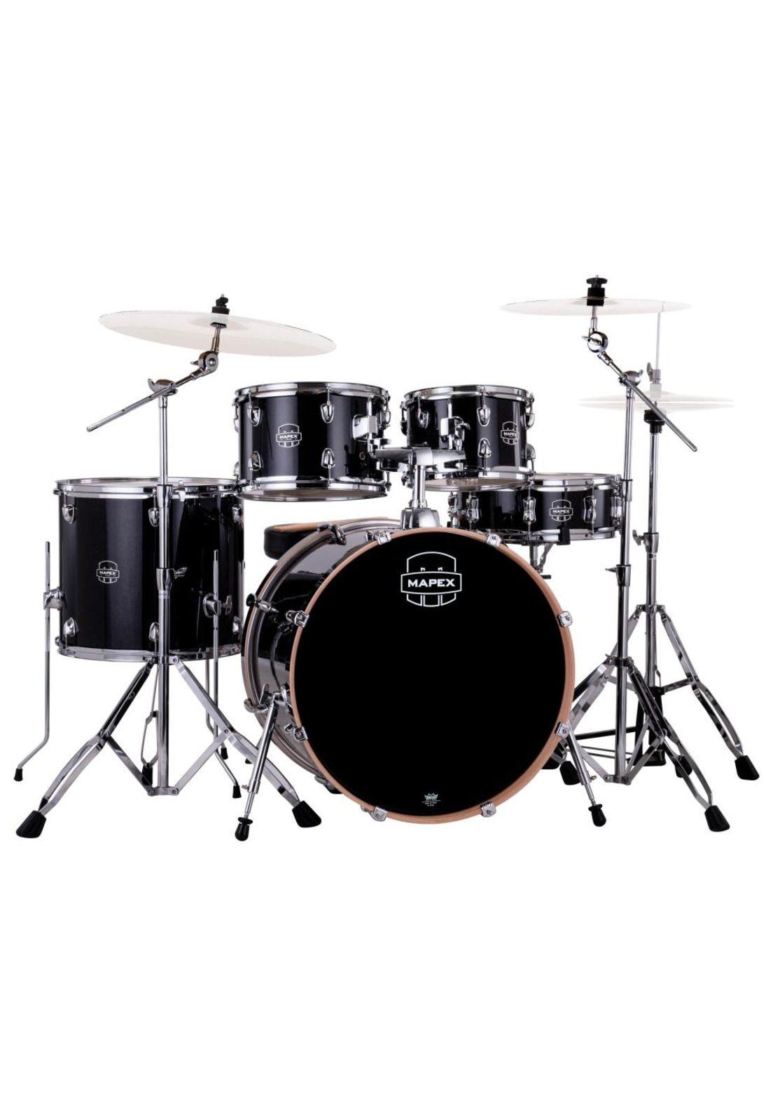 Batería acústica Mapex Serie Venus VE5295FTVH - Black Galaxy Sparkle-0