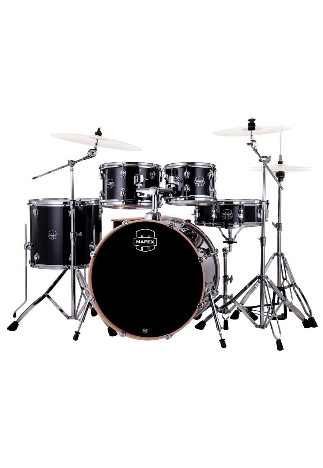 Batería acústica Mapex Serie Venus VE5295FTVH - Black Galaxy Sparkle-1
