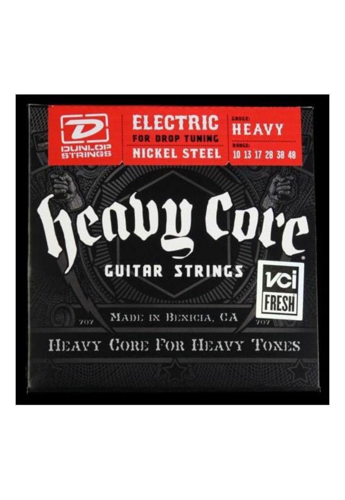 Cuerdas guitarra eléctrica Dunlop DHCN1048 HeavyCore 10-48-0