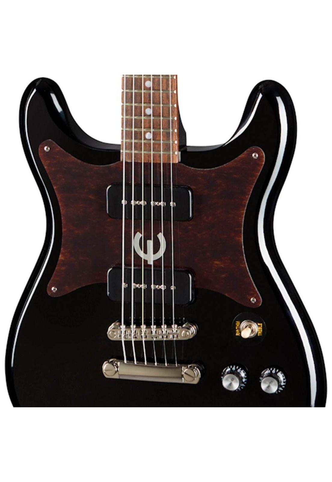 WILSHIRE P-90s GUITARRA ELECTRICA EBONY EPIPHONE-3