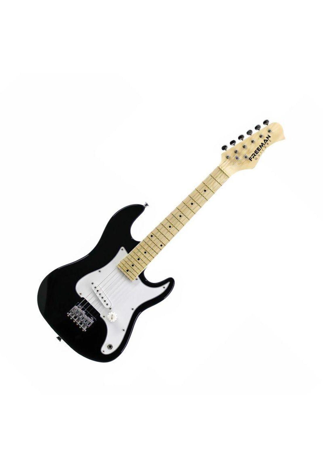 Pack de guitarra eléctrica Freeman Stratocaster Kid - Black-1