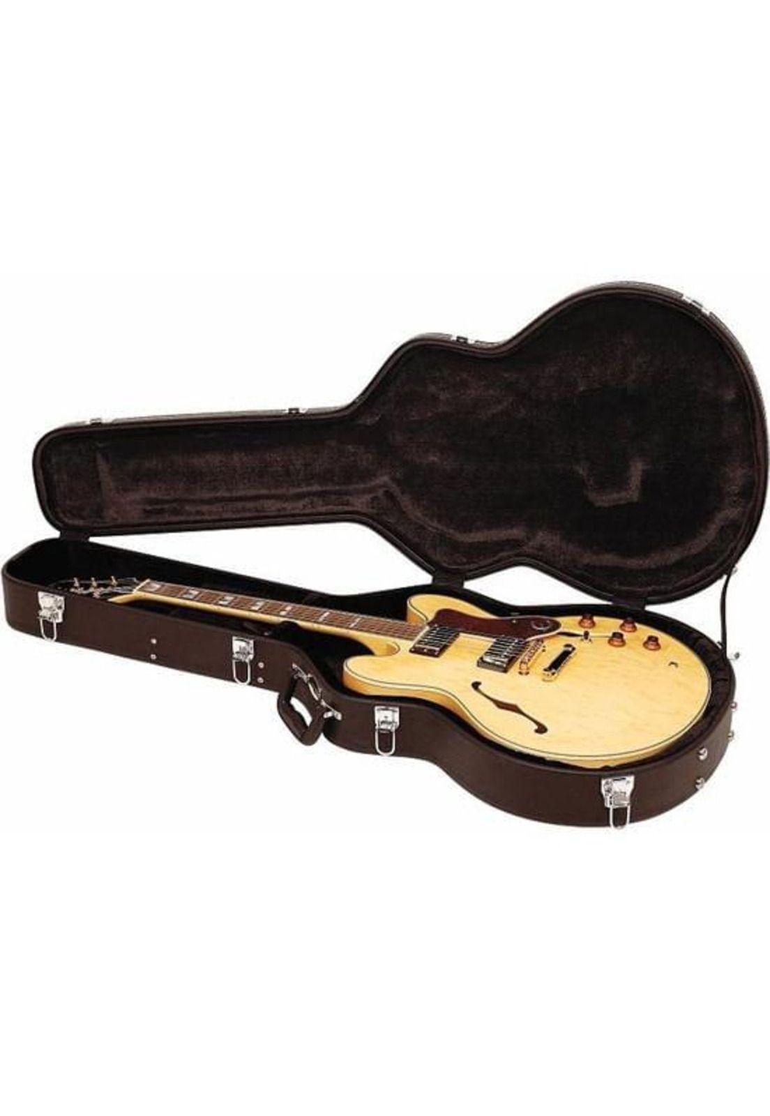 CASE P/GUITARRA HOLLOW CURVO COLOR BK ROCKCASE-0