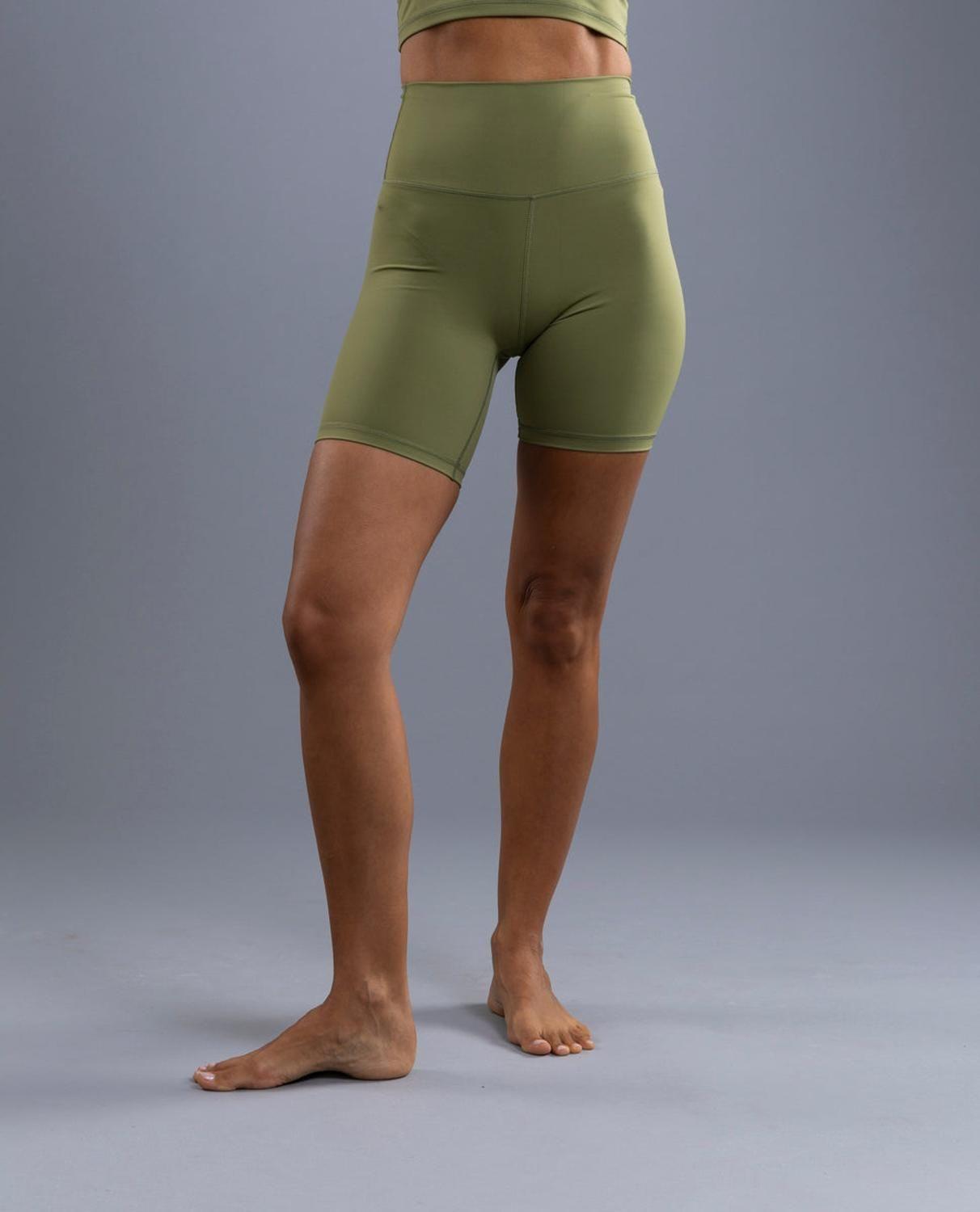Legging Cortas Sin Cortes Nix Musgo-2