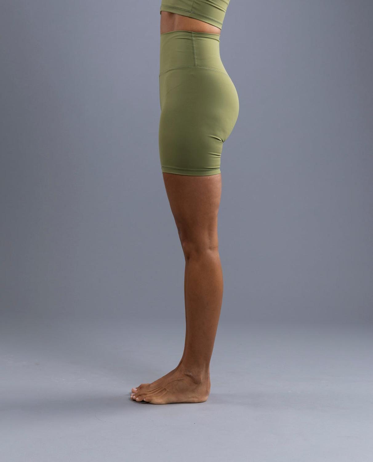 Legging Cortas Sin Cortes Nix Musgo-3