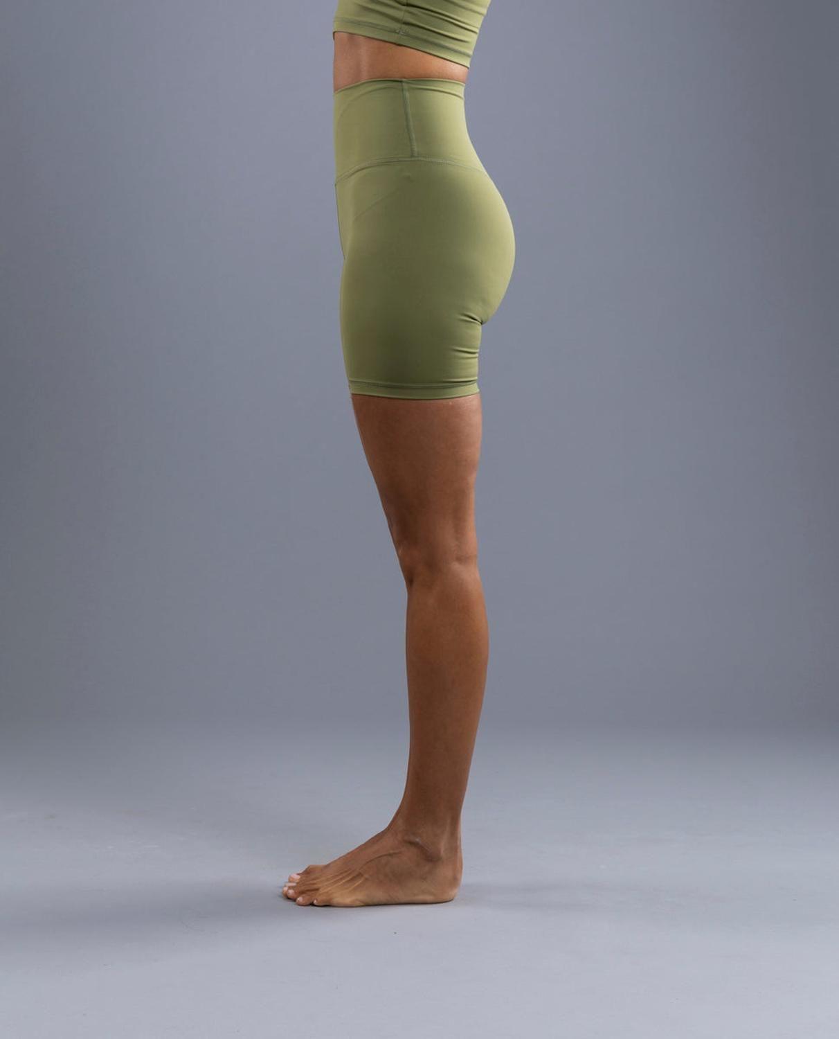 Legging Cortas Sin Cortes Nix Musgo-5