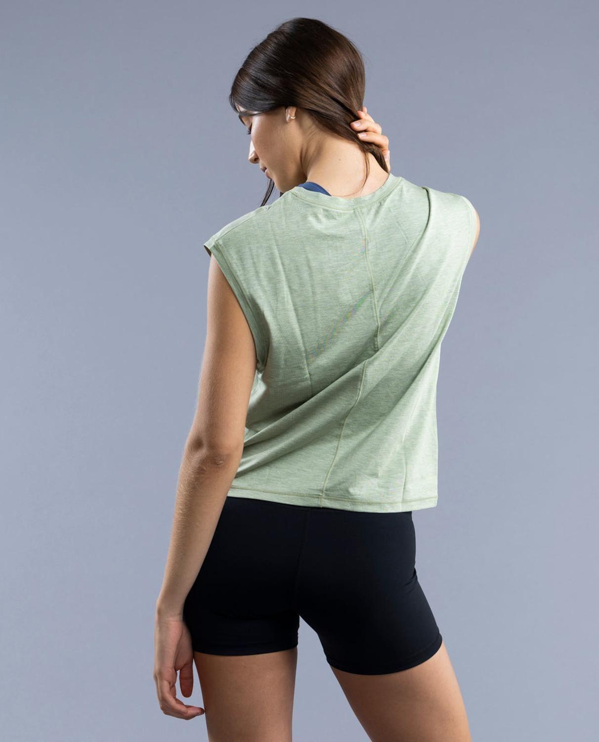 Polera Sin Mangas Liv Green Melange-2
