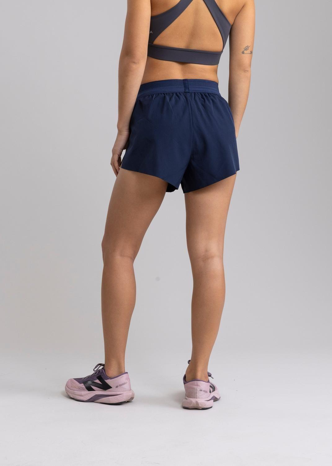 Short de Running Salus Dark Blue con Calzón Interno Incorporado-3