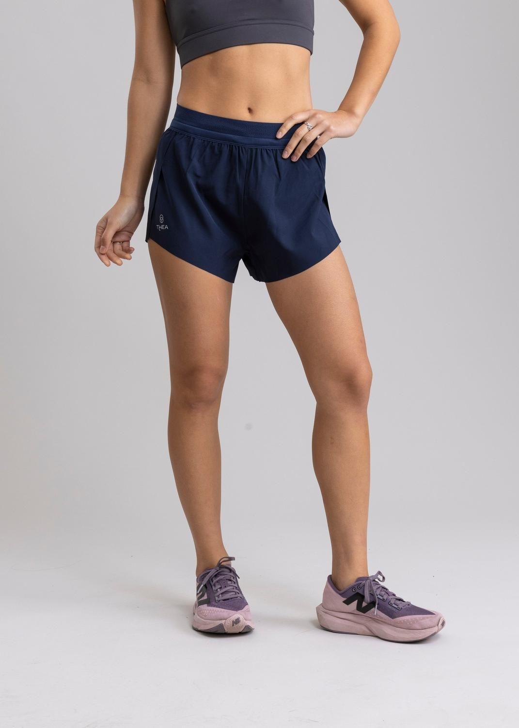 Short de Running Salus Dark Blue con Calzón Interno Incorporado-4