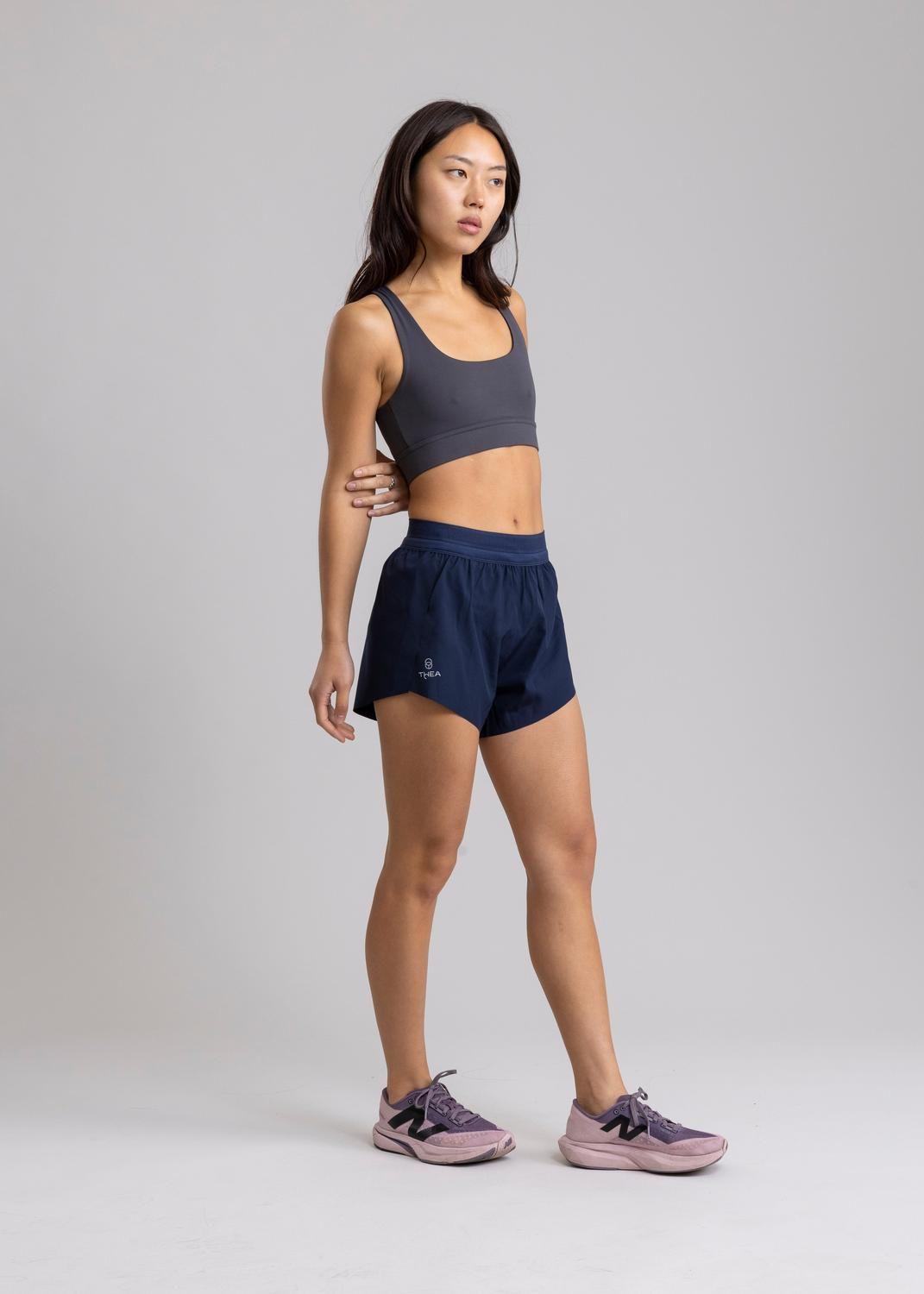 Short de Running Salus Dark Blue con Calzón Interno Incorporado-6