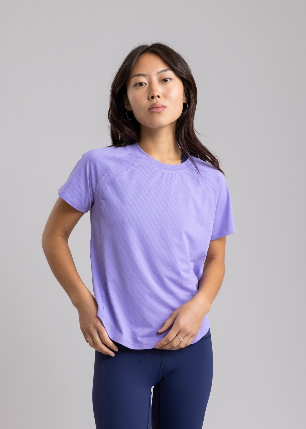 Polera Thal Old Lavander - Transpirable y Secado Rápido-6