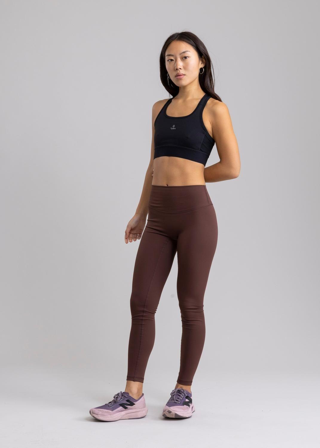 Legging Largo 7/8 Sin Costura Frontal Pax Dark Ochre-4