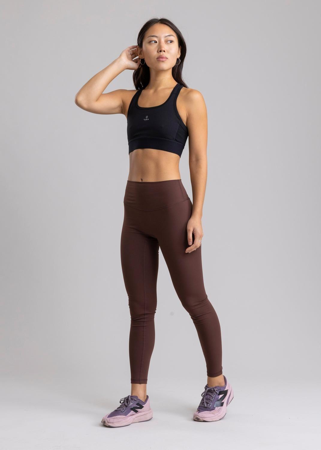 Legging Largo 7/8 Sin Costura Frontal Pax Dark Ochre-5