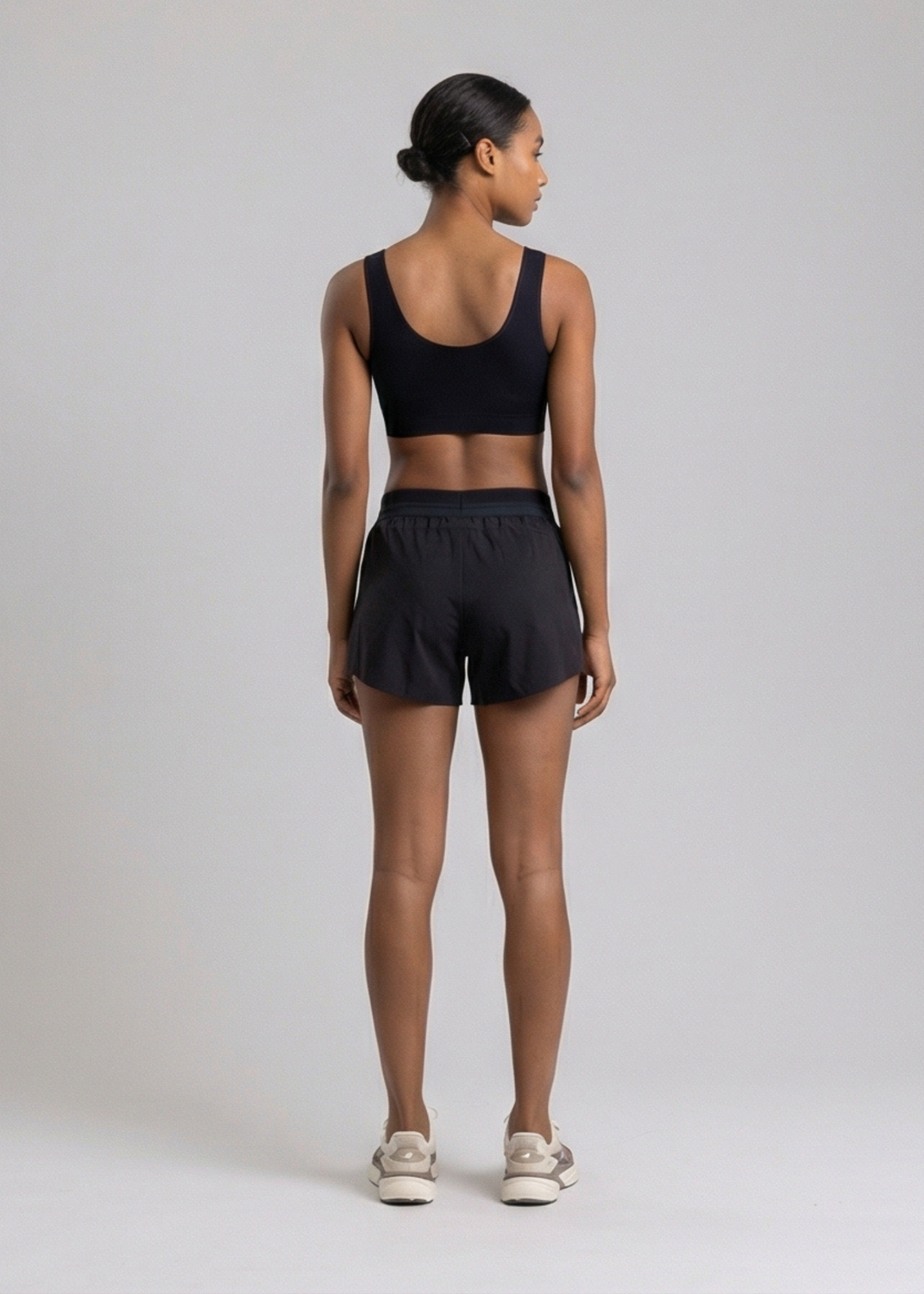 Short de Running Salus Black con Calzón Interno Incorporado-6