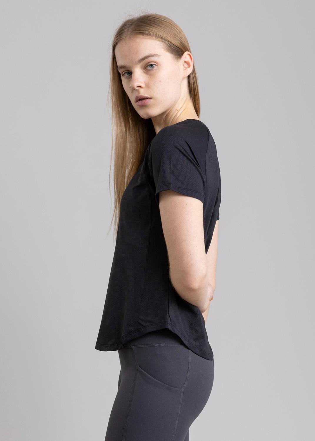 Polera Thal Black - Transpirable y Secado Rápido-0