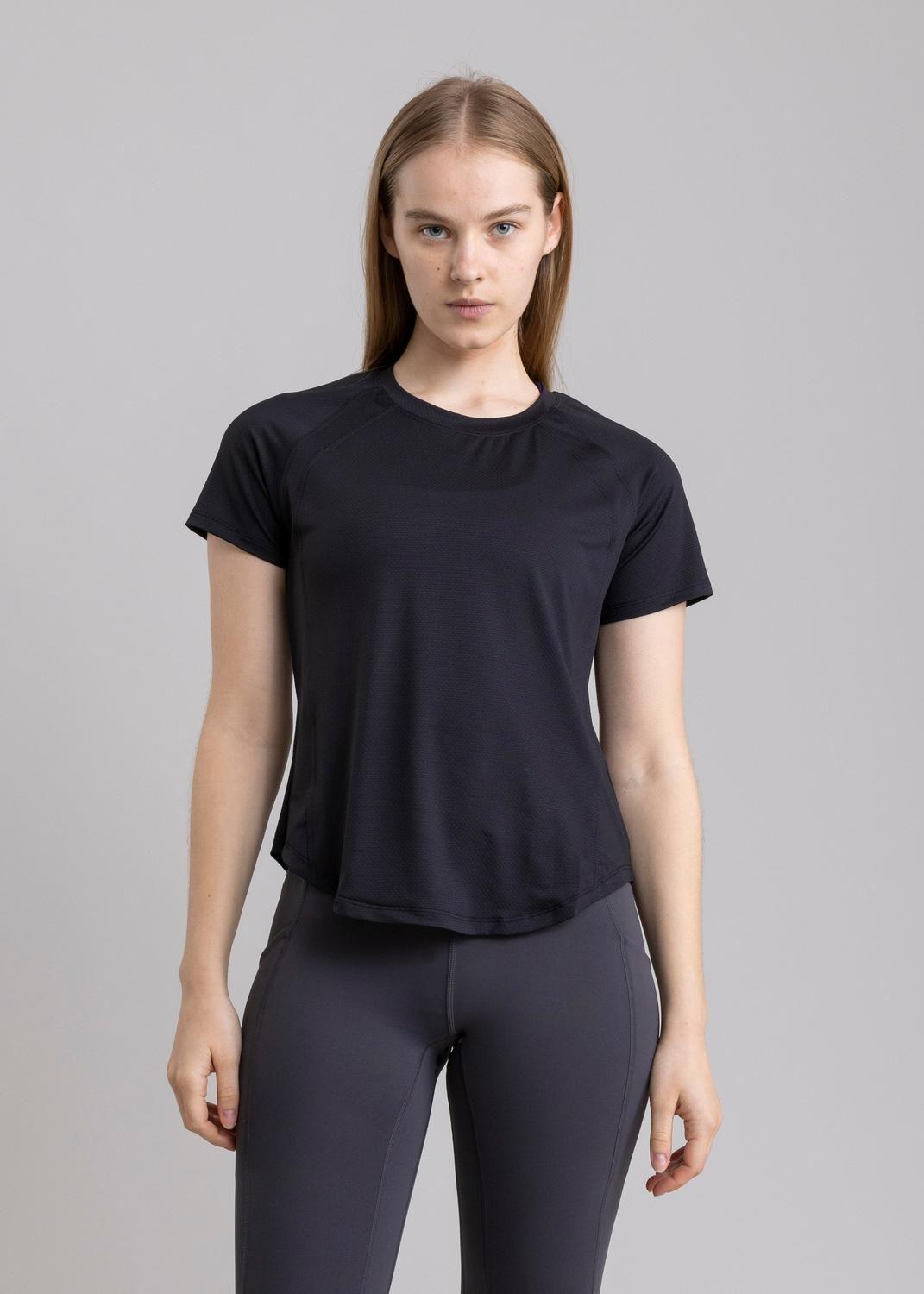 Polera Thal Black - Transpirable y Secado Rápido-1