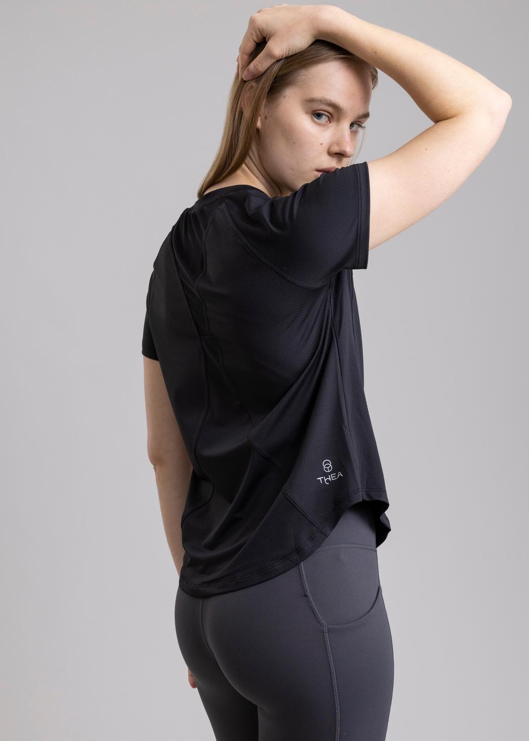 Polera Thal Black - Transpirable y Secado Rápido-2