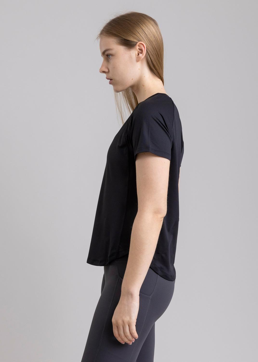 Polera Thal Black - Transpirable y Secado Rápido-3