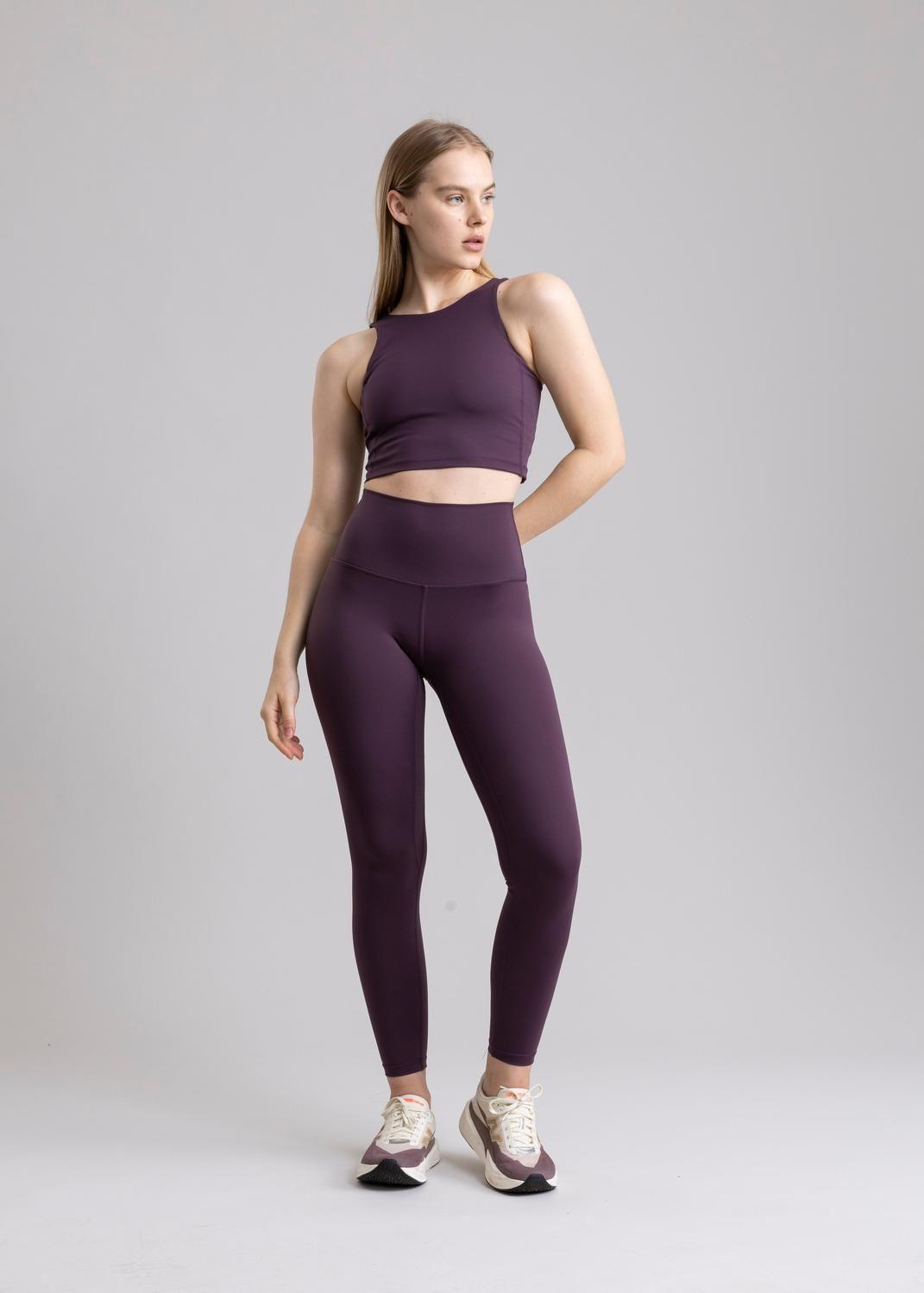Legging Atenea Dark Grape - Ultra Soft-5