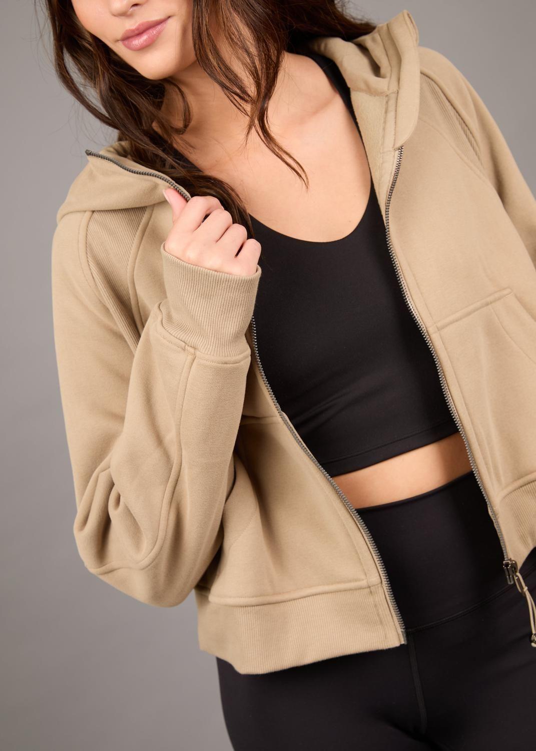 Polerón Kishar Khaki con Capucha-2