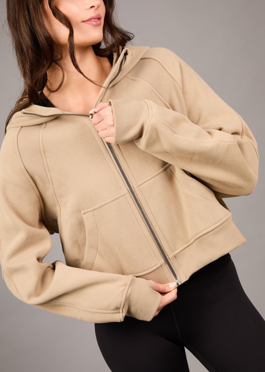 Polerón Kishar Khaki con Capucha-4