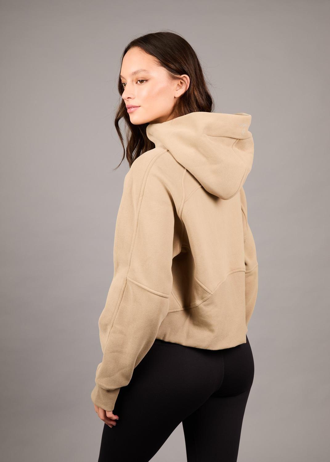 Polerón Kishar Khaki con Capucha-6