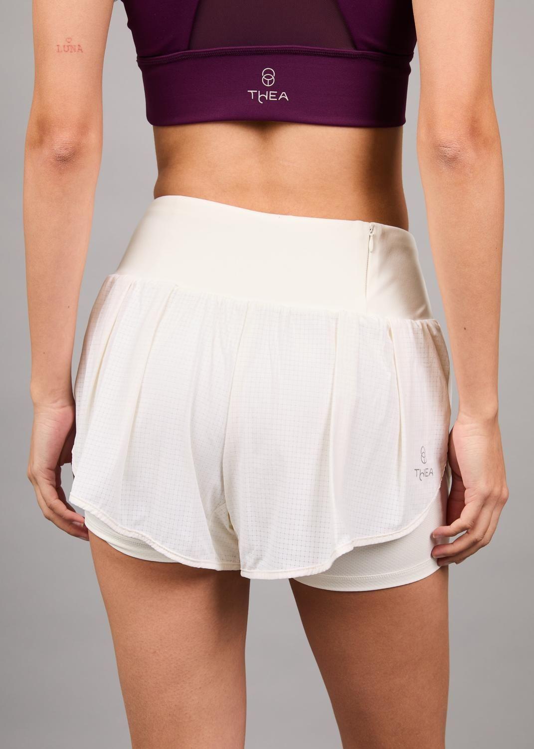 Short Con Pretina Aerius White-4