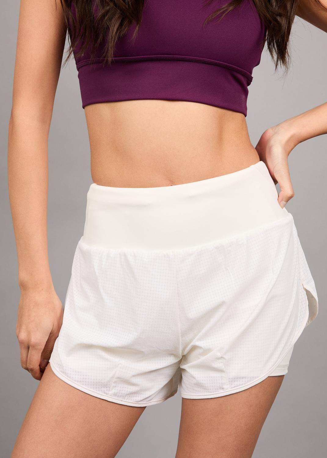 Short Con Pretina Aerius White-0