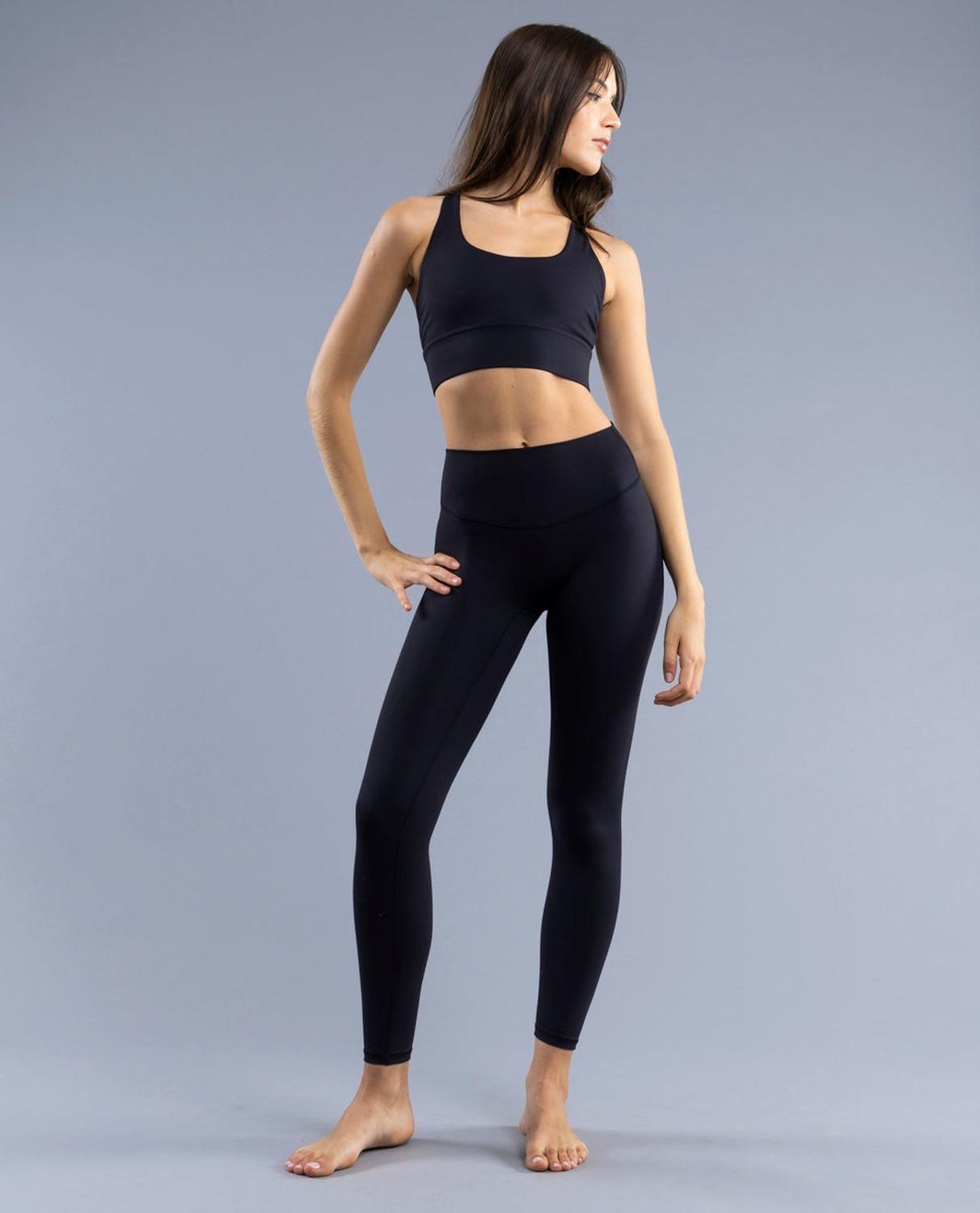 Legging Largo 7/8 Sin Costura Frontal Pax Black-6