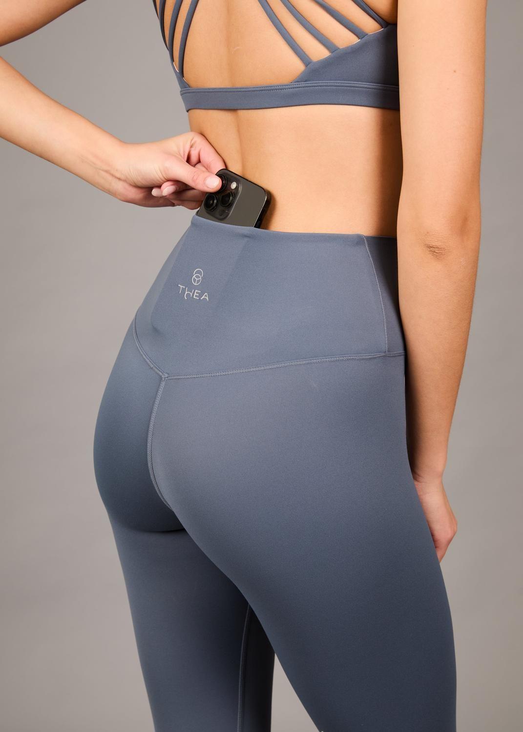Legging Running Unfinished Luna Slate Violet-3