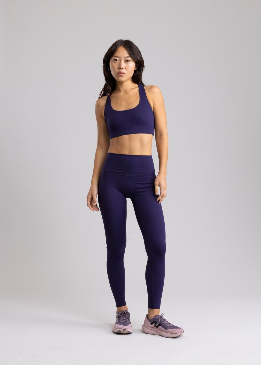 Legging Largo 7/8 Sin Costura Frontal Pax Mardi Purple-0