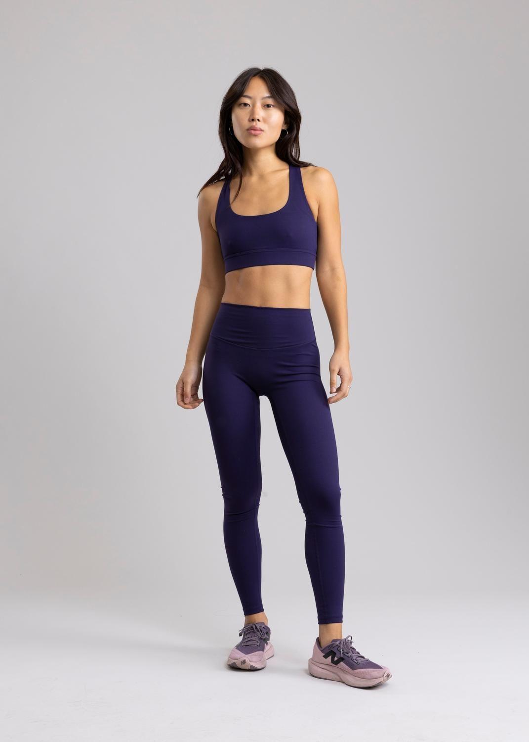 Legging Largo 7/8 Sin Costura Frontal Pax Mardi Purple-4