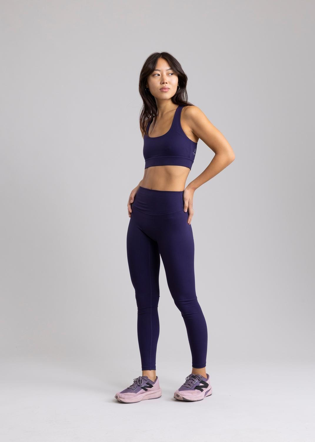 Legging Largo 7/8 Sin Costura Frontal Pax Mardi Purple-7