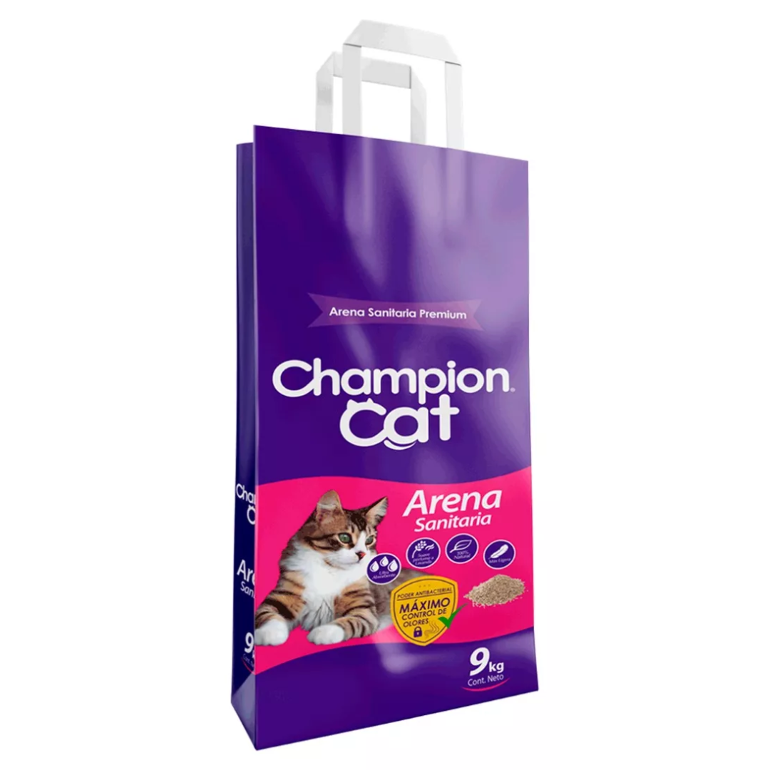 Champion Cat Premium Para Gatos Arena Sanitaria 9kg-1