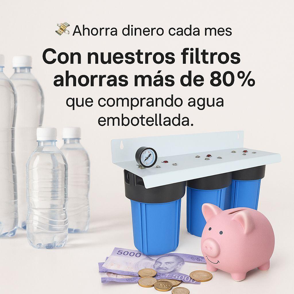 Filtro De Agua Triple Para Casa o Parcela 10 x 4.5-3