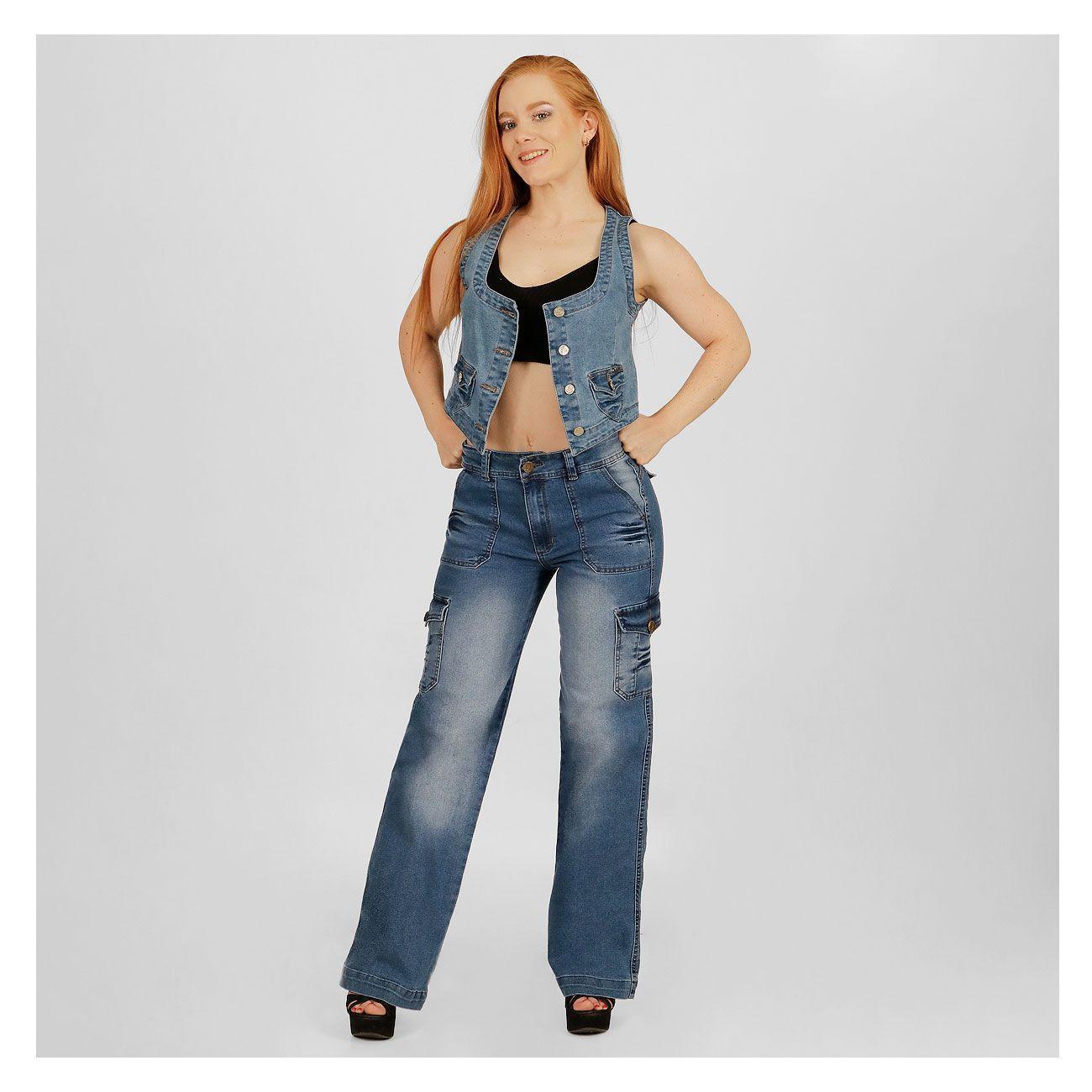 JEANS ONE WORLD CARGOS COD 1-5128-0
