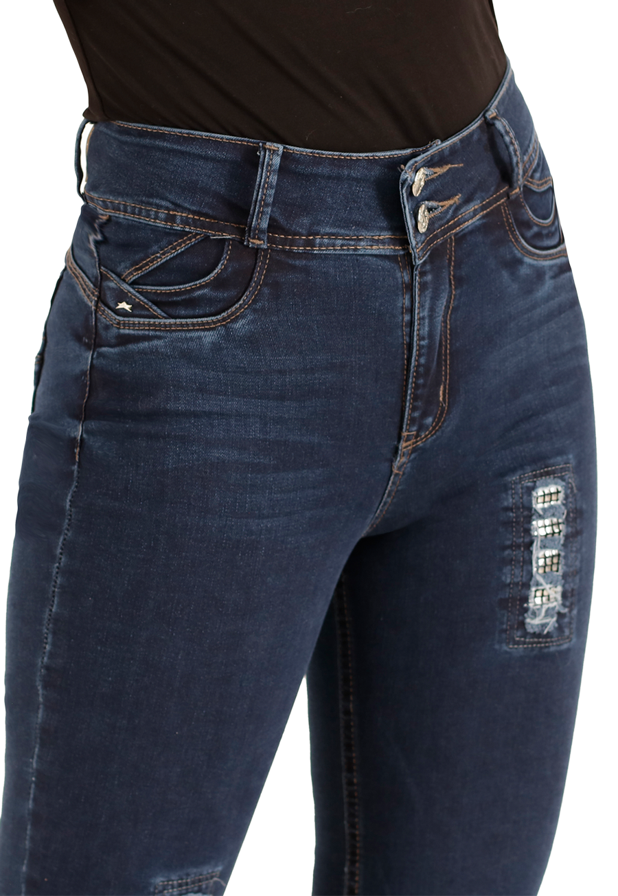 Jeans One World New York Cristal Mujer -2