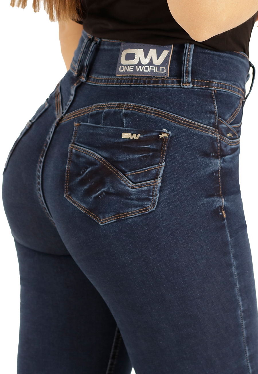 Jeans One World New York Cristal Mujer -3