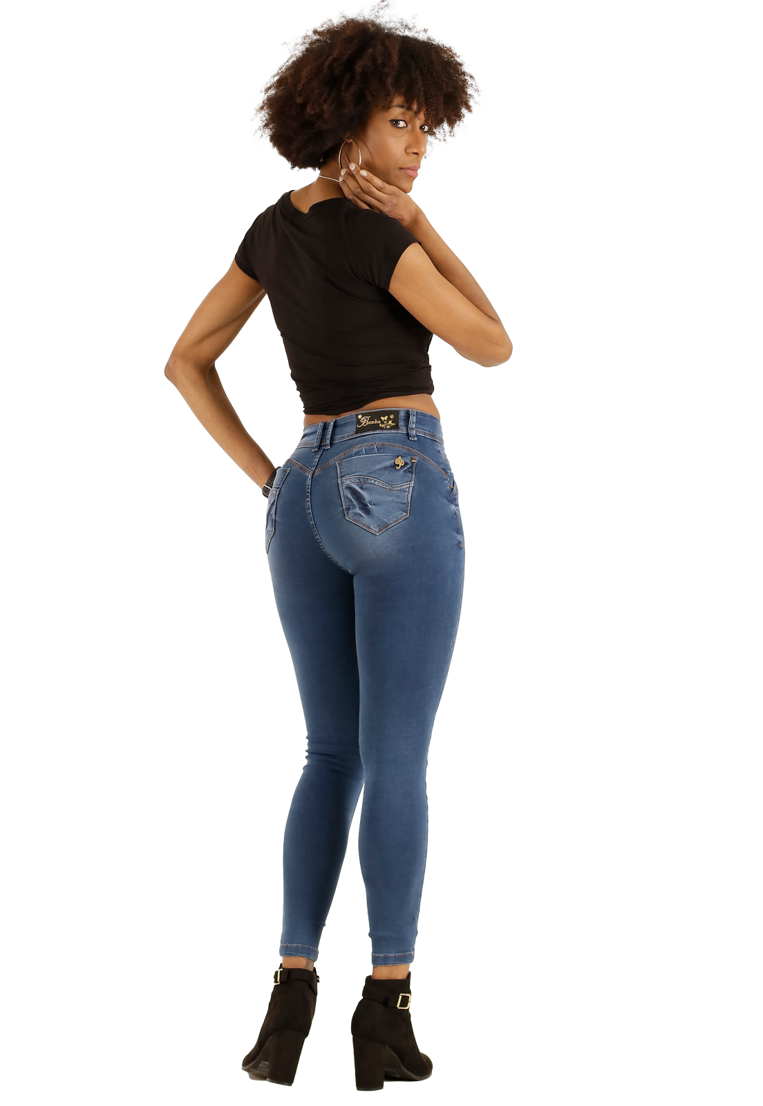 Jeans Bonita Barcelona Blue Mujer -1