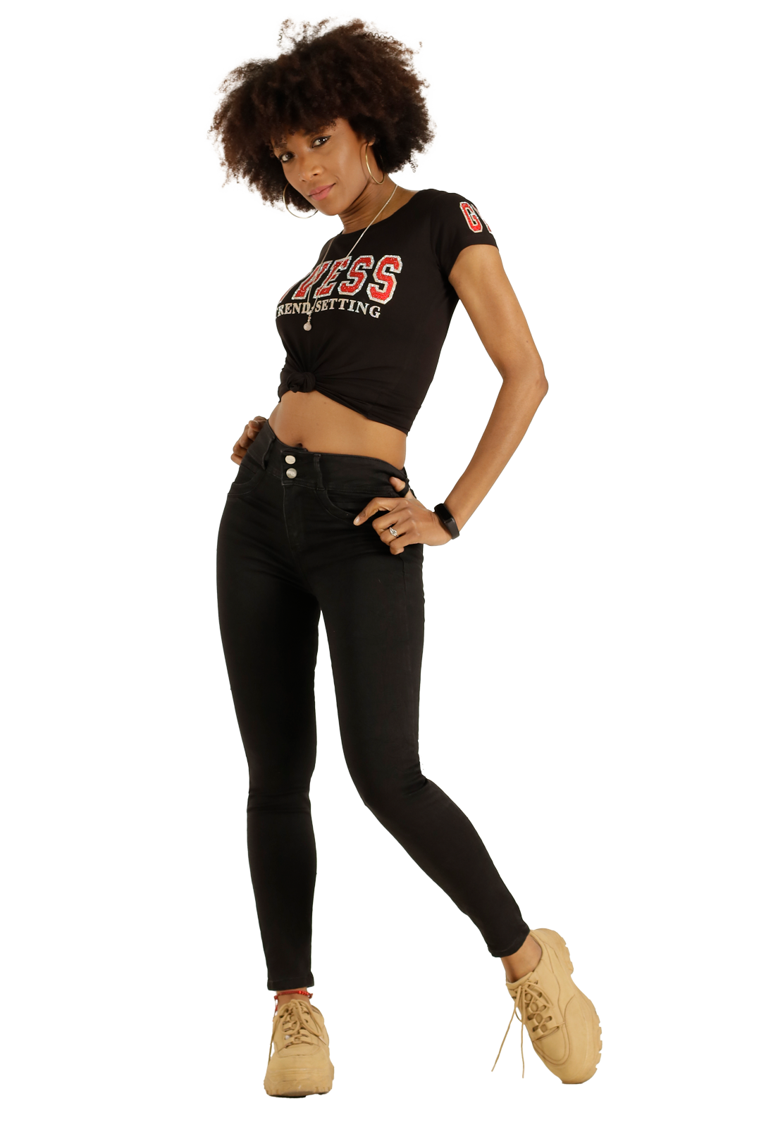 Jeans Sweet Zulia Black Mujer -0