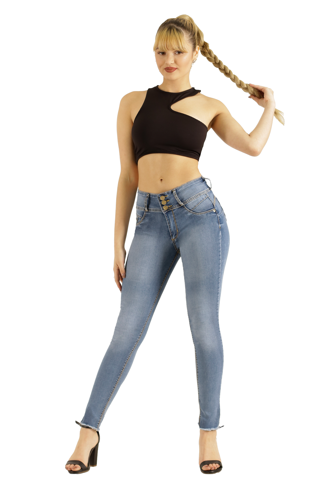 Jeans Bonita Karina Mujer -0