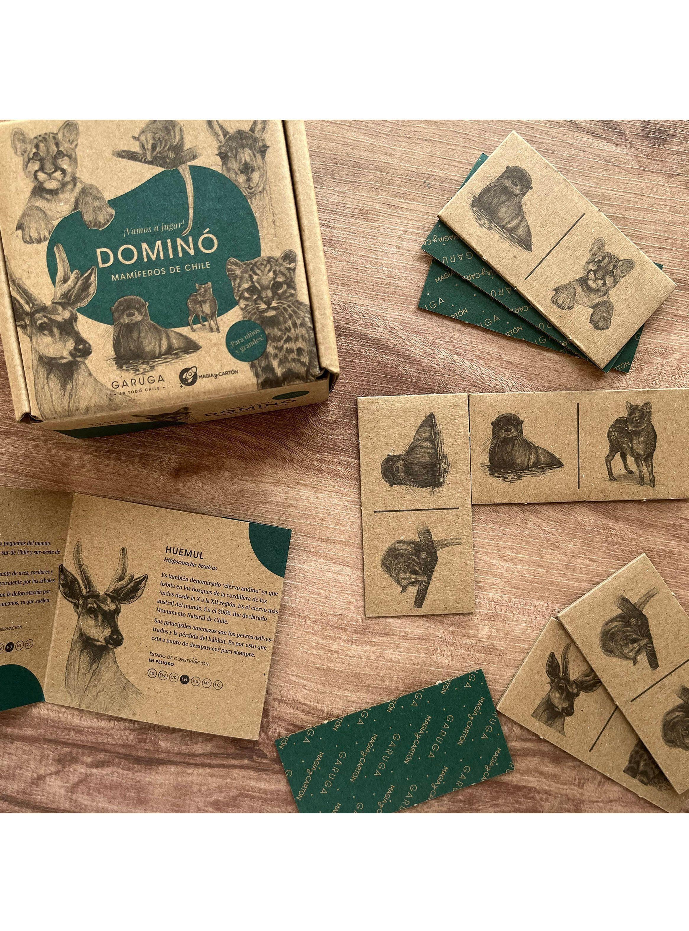 Dominó de Mamíferos Nativos Chilenos-4