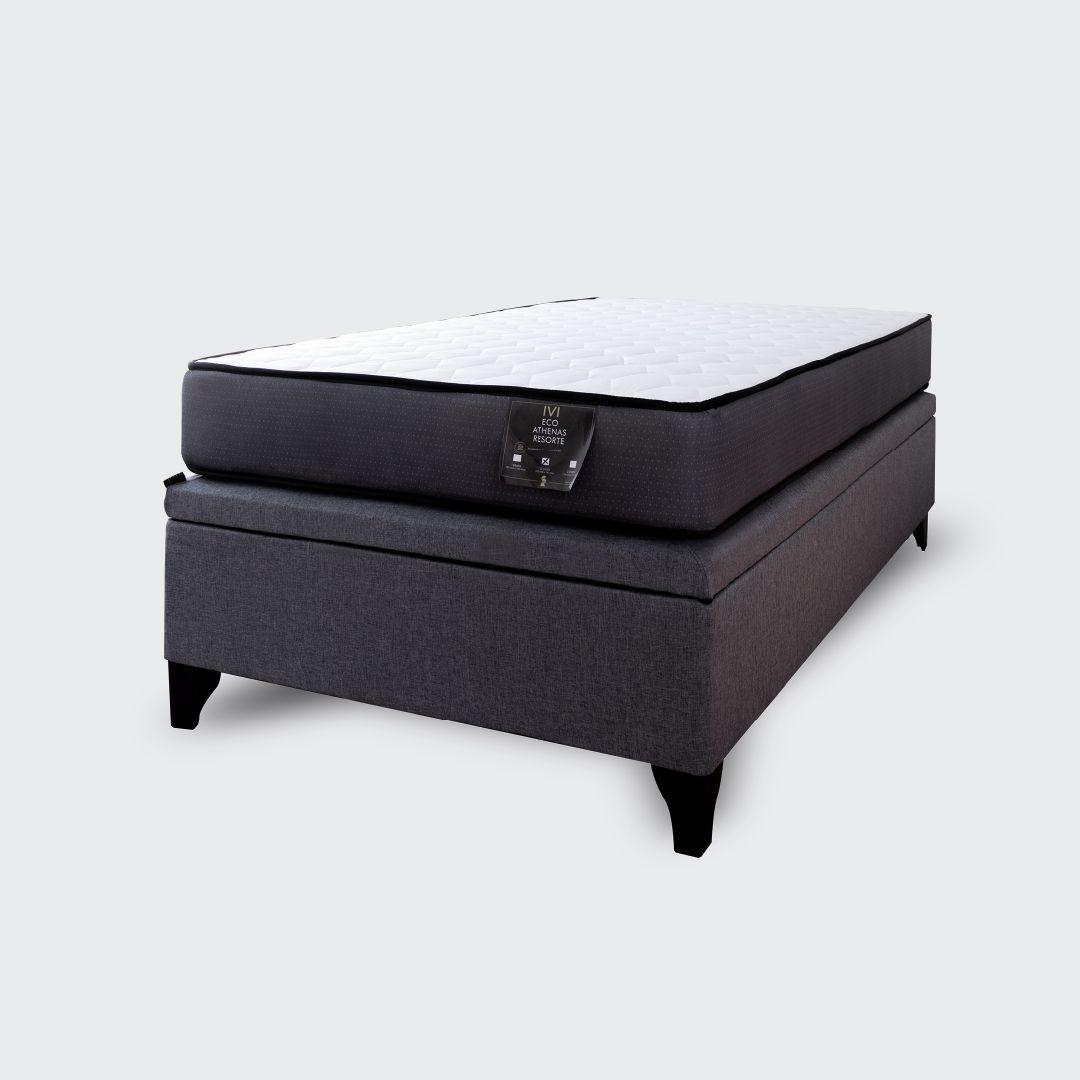 Cama Baúl 1,5 plaza Athenas apertura horizontal-1