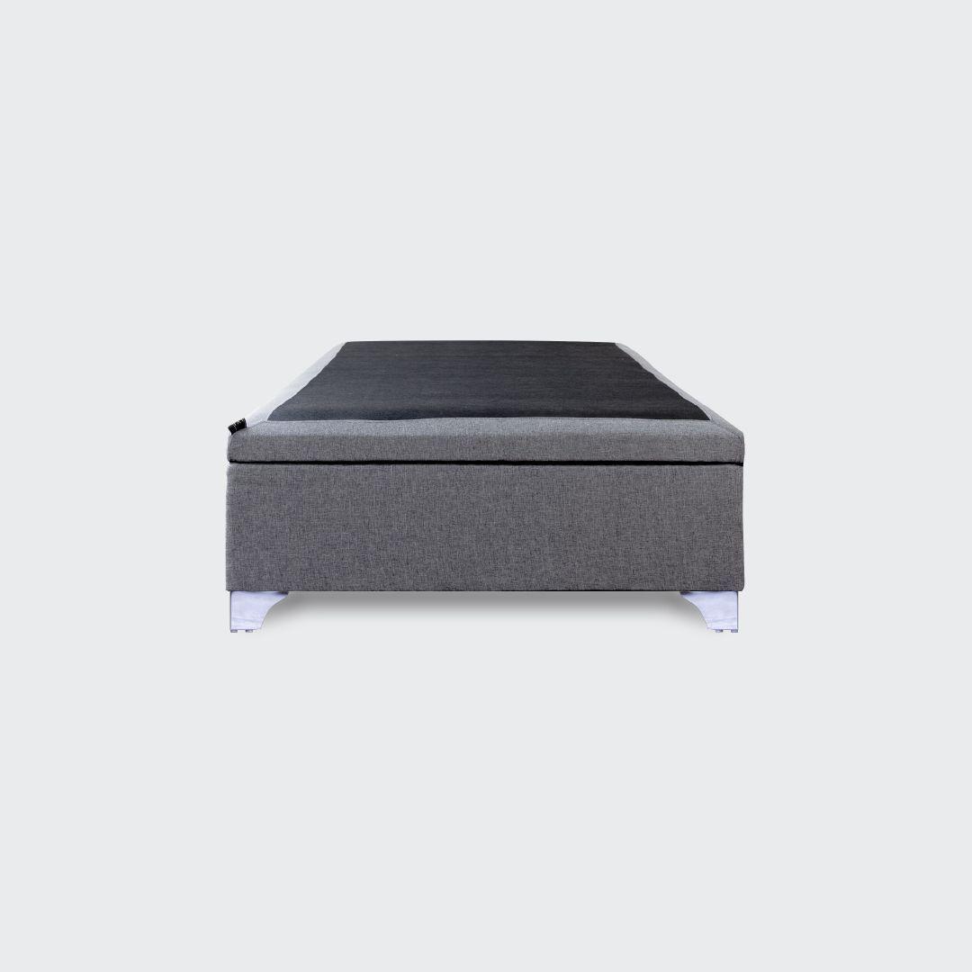 Base baúl Elite 1,5 plazas apertura horizontal gris-2