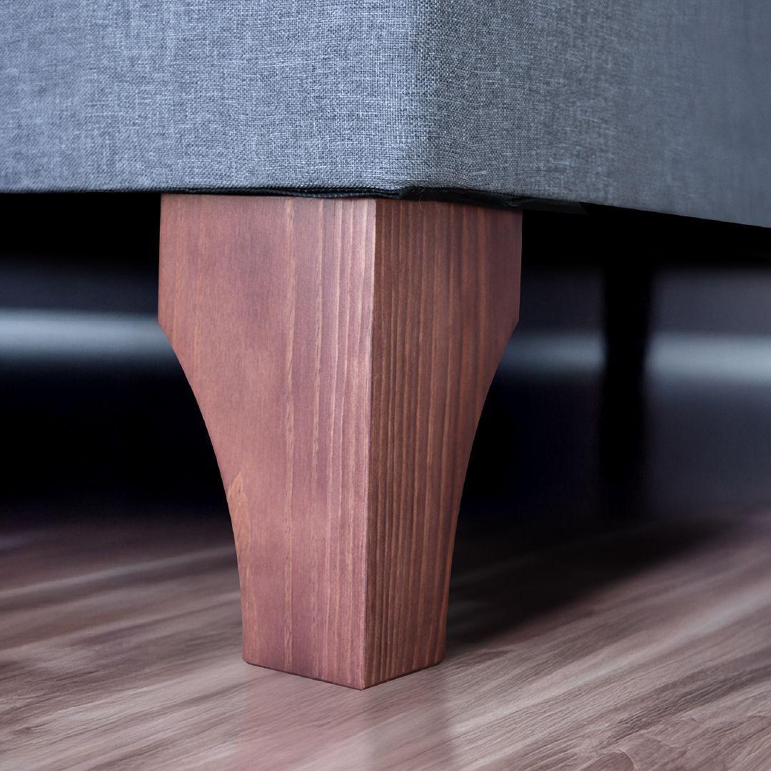 Base baúl 1 plaza europea apertura horizontal 90x190 gris-4