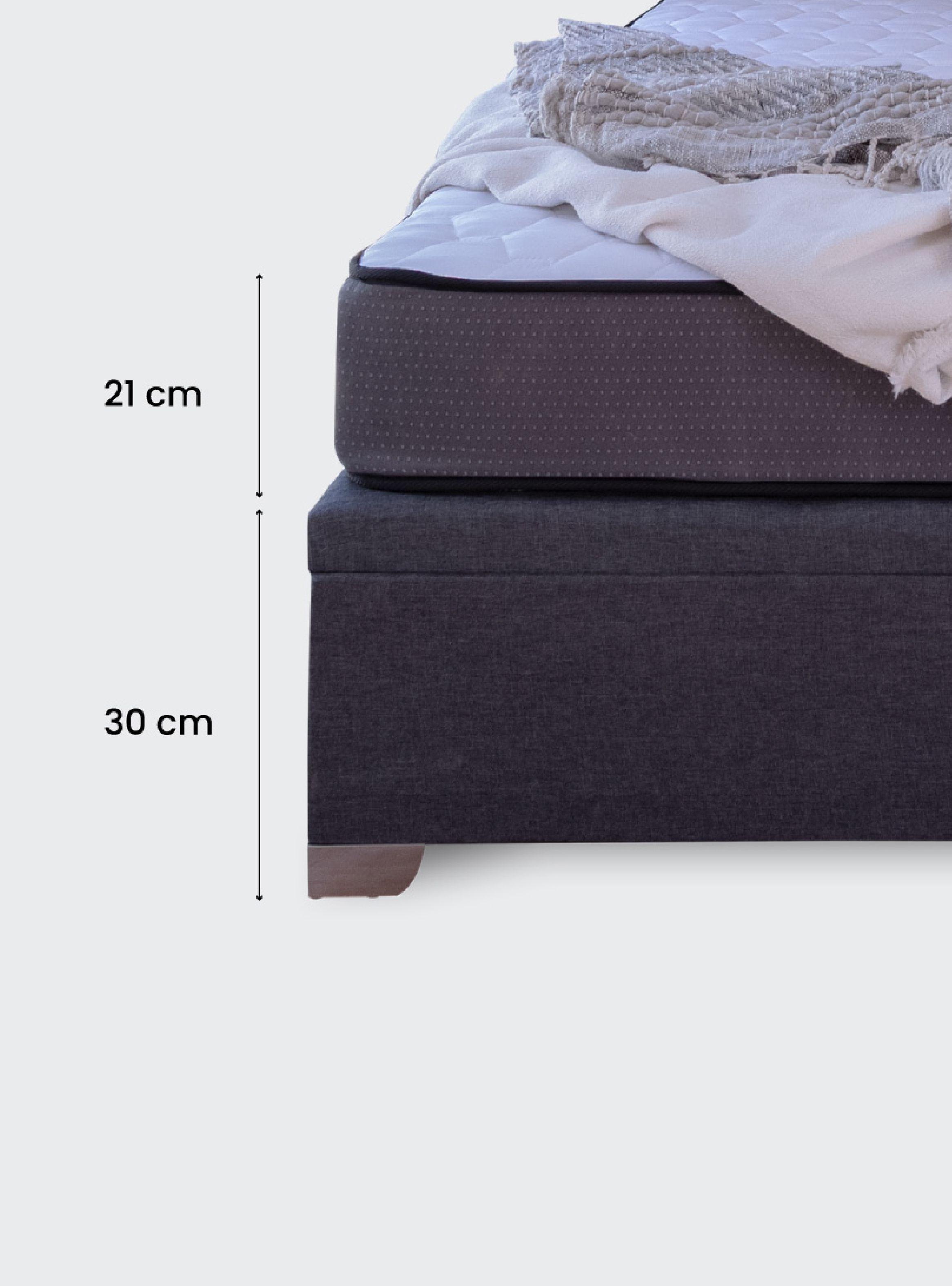 Cama baúl 2 plazas Athenas con respaldo tubular-4