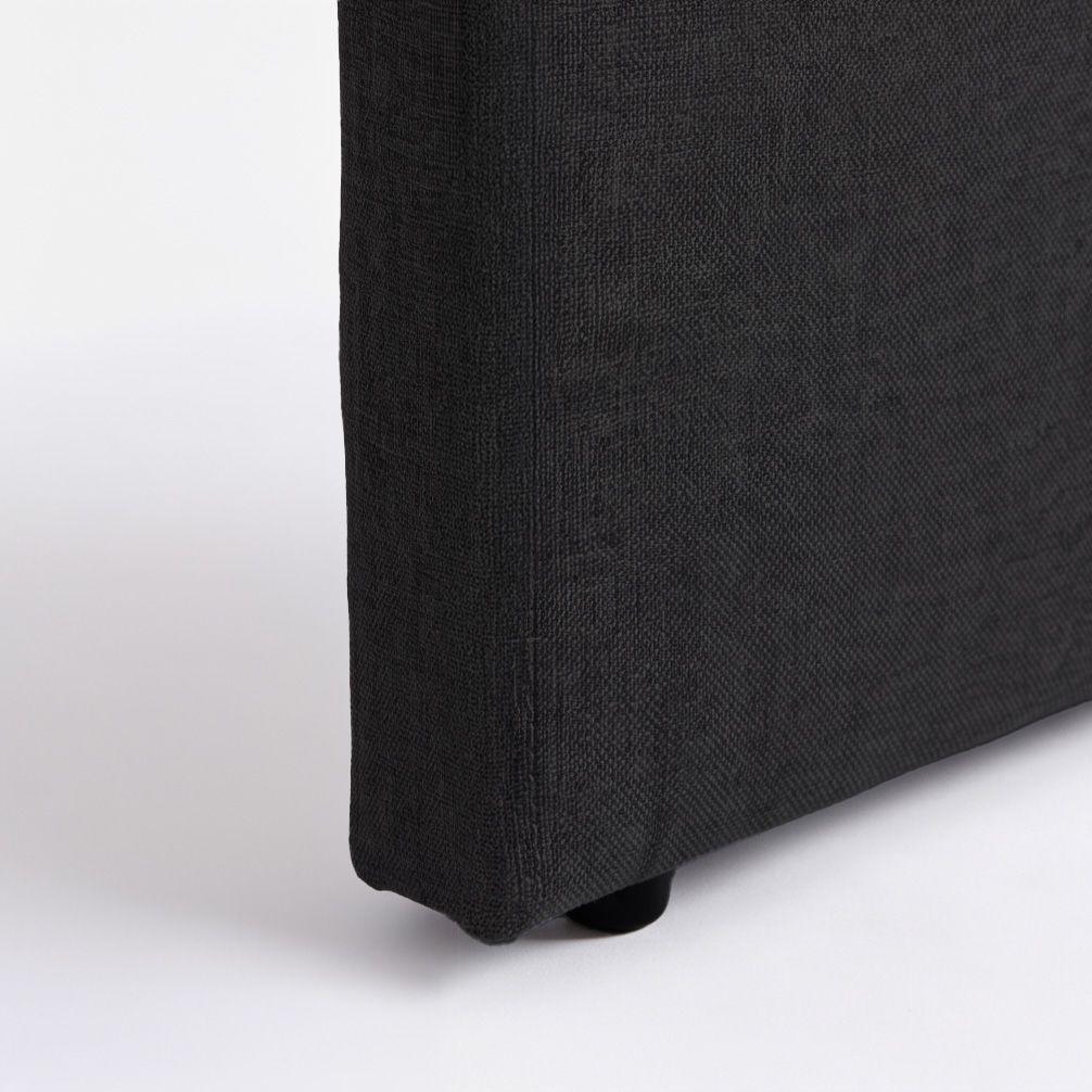 Respaldo de cama 1,5 plazas Tubular Negro-4