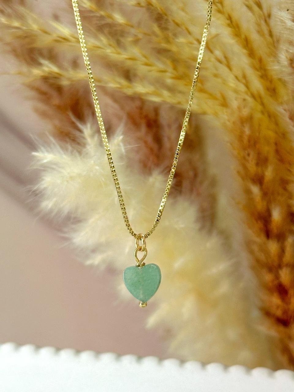 Collar corazon jade-2