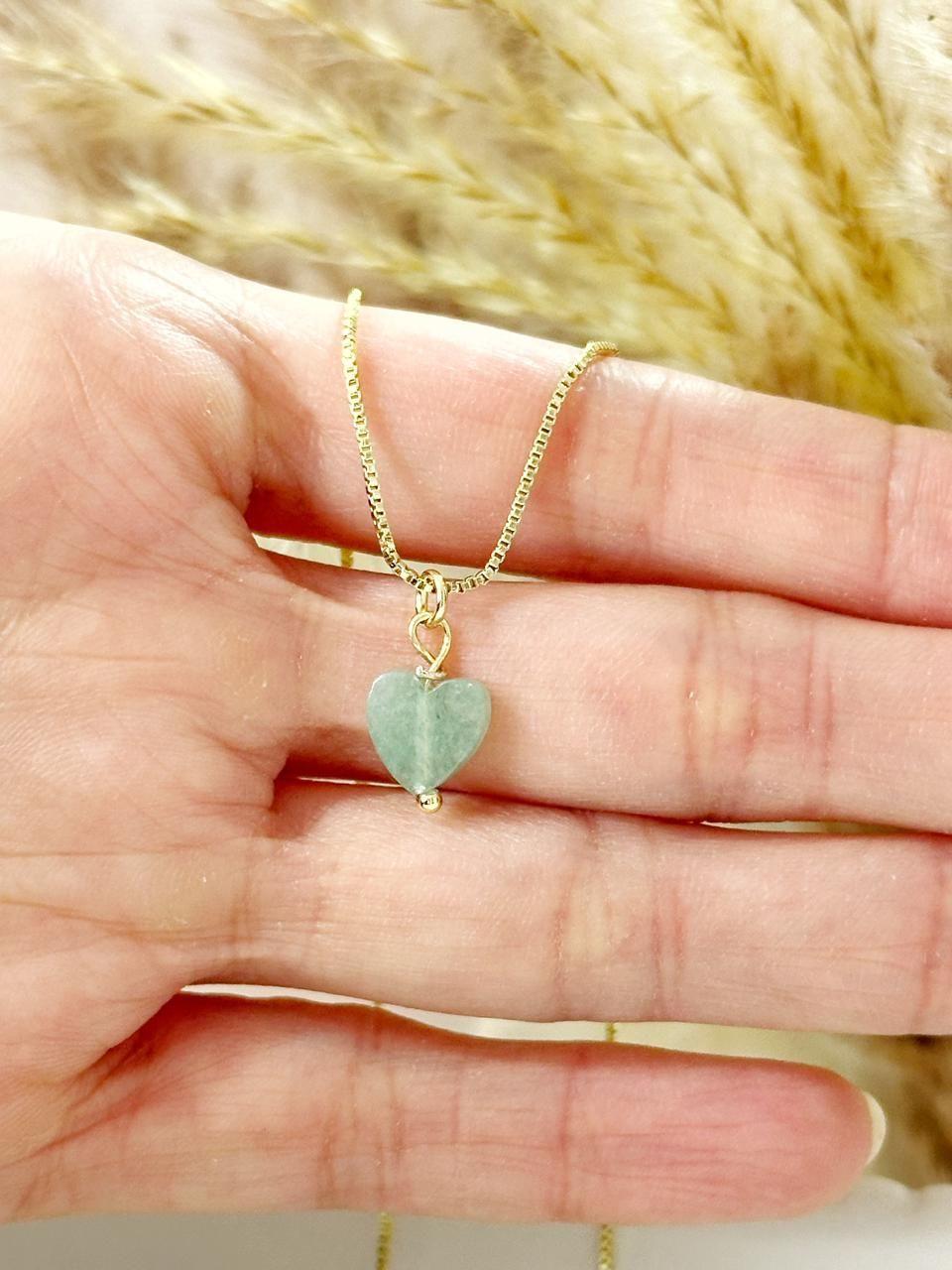 Collar corazon jade-3